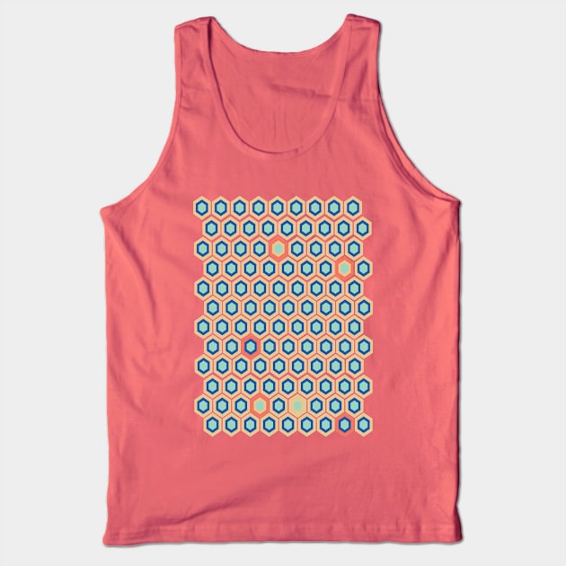 Digital Honeycomb Tank Top by killmonkies